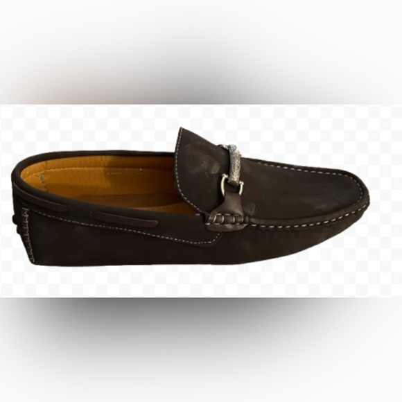 Men’s Brown Suede Brixton Driving Loafers Size 10 Brand New In Box! Preppy - Picture 8 of 10
